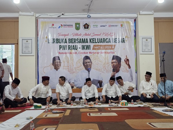 PWI Riau Gelar Buka Bersama Mitra, Perkuat Integritas Wartawan di Tengah Tantangan Industri Media 