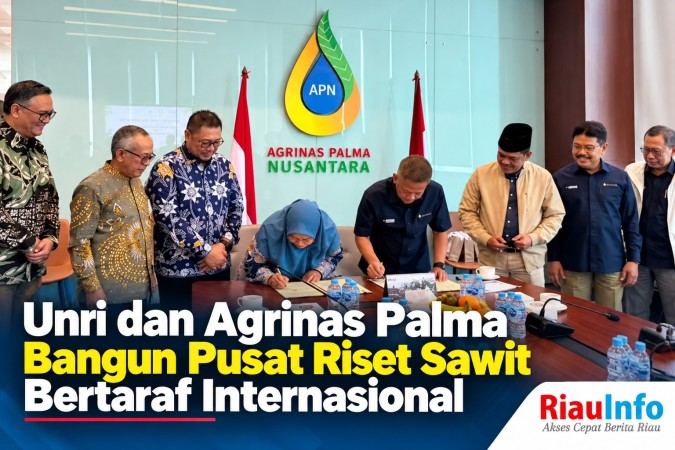 Unri dan Agrinas Palma Bangun Pusat Riset Sawit Bertaraf Internasional