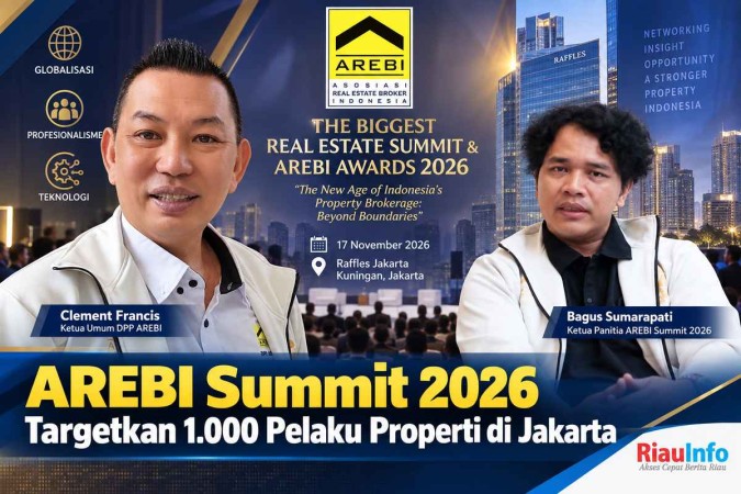 AREBI Summit 2026 Targetkan 1.000 Pelaku Properti di Jakarta 