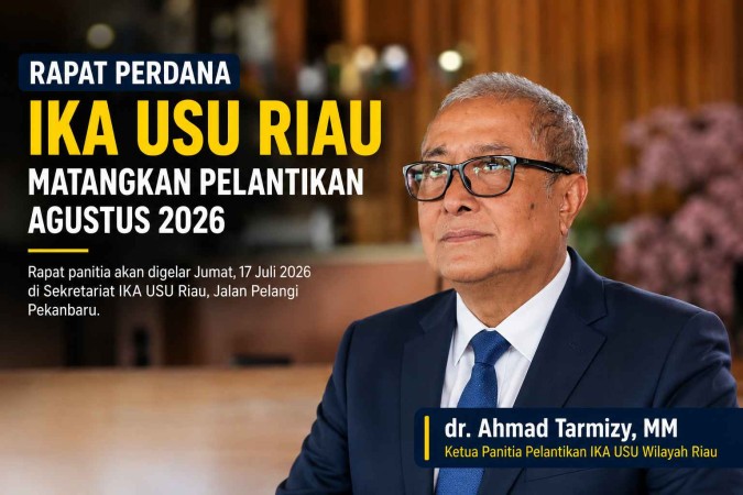 Rapat Perdana IKA USU Riau Matangkan Pelantikan Pengurus Agustus 2026 