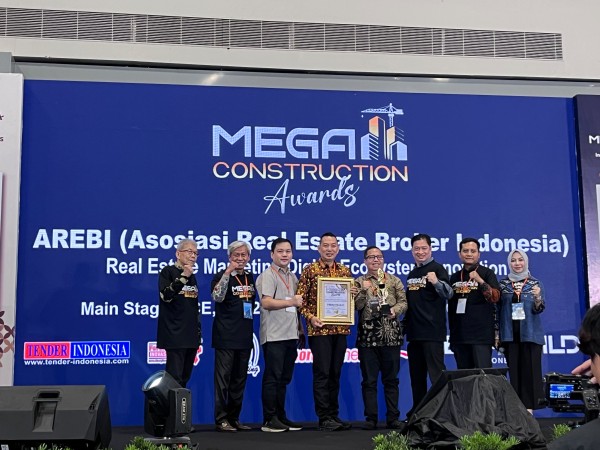 AREBI Raih Mega Construction Award 2026 Melalui Inovasi Ekosistem Digital Properti