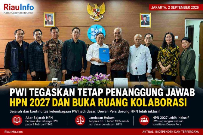 PWI Tegaskan Tetap Penanggung Jawab dan Penyelenggara HPN 2027