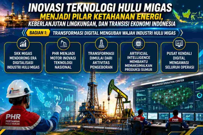 Inovasi Teknologi Hulu Migas Menjadi Pilar Ketahanan Energi, Keberlanjutan Lingkungan, dan Transisi Ekonomi Indonesia (1)
