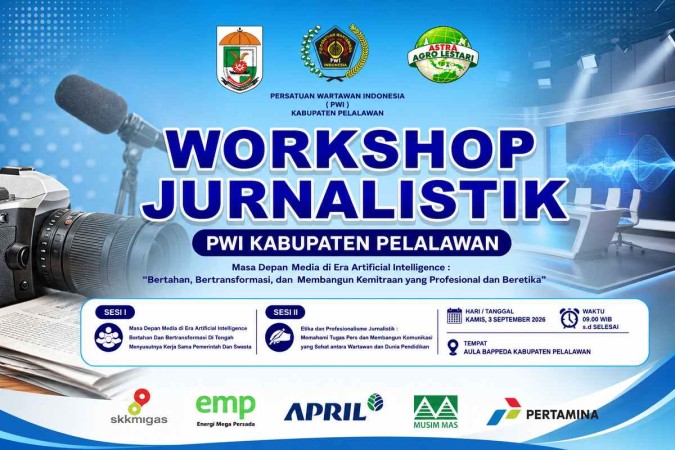 PWI Pelalawan Gelar Workshop Masa Depan Media di Era AI