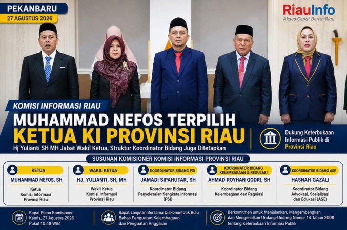 KI Riau Tetapkan Muhammad Nefos sebagai Ketua Baru