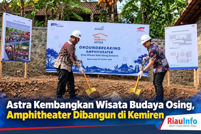 Astra Kembangkan Wisata Budaya Osing, Amphitheater Dibangun di Kemiren