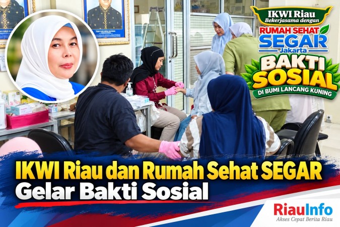 IKWI Riau dan Rumah Sehat SEGAR Gelar Bakti Sosial Kesehatan