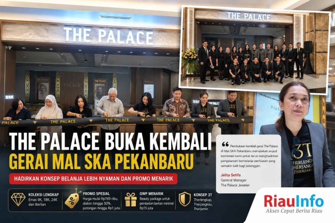 The Palace Buka Kembali Gerai Mal SKA Pekanbaru, Hadirkan Konsep Belanja Lebih Nyamanw