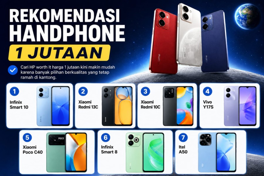 Rekomendasi HP 1 Jutaan Terbaik Saat Ini Cek di Blibli