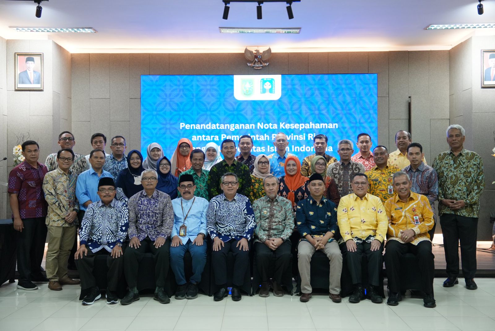 Sah, Kerjasama UII dan UNY dengan Pemprov Riau