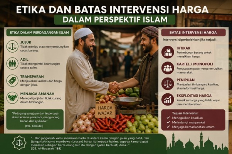 Pasar yang Adil: Etika dan Batas Intervensi Harga dalam Perspektif Islam