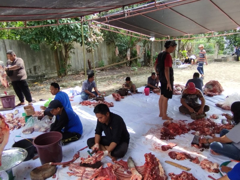 PWI Riau Rayakan Idul Adha dengan Semangat Kebersamaan dan Gotong Royong