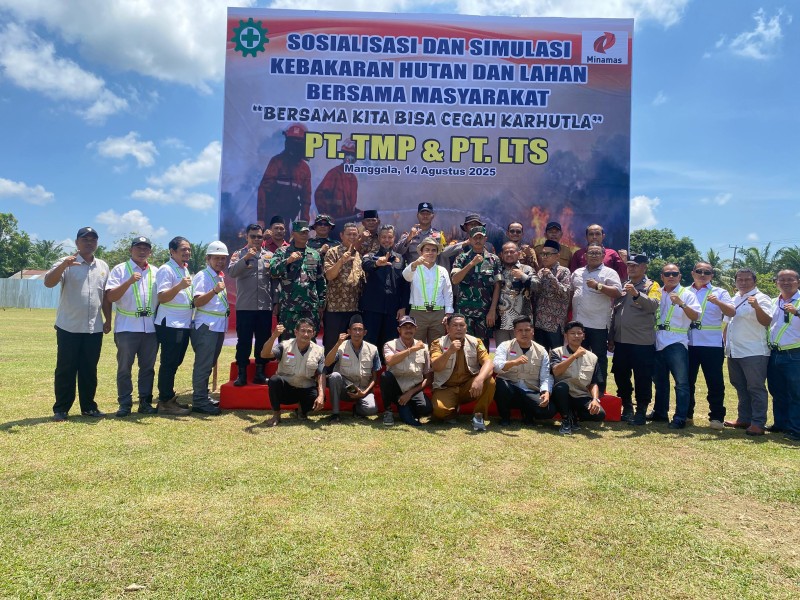 Cegah Karhutla, PT TMP Gelar Sosialisasi Pencegahan Karhula dan Deklarasi DMPG di Rohil