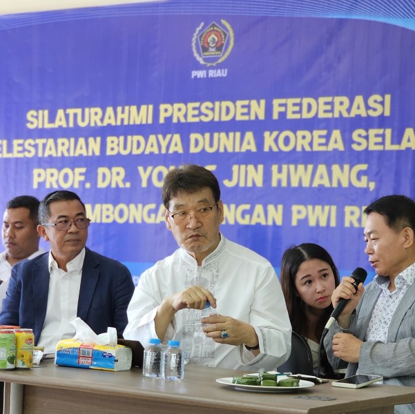 Delegasi Korea Selatan dan Malaysia Kunjungi PWI Riau