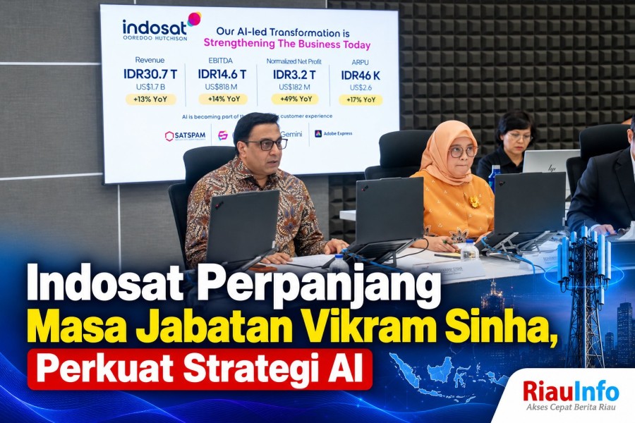 Indosat Perpanjang Masa Jabatan Vikram Sinha, Perkuat Strategi AI 