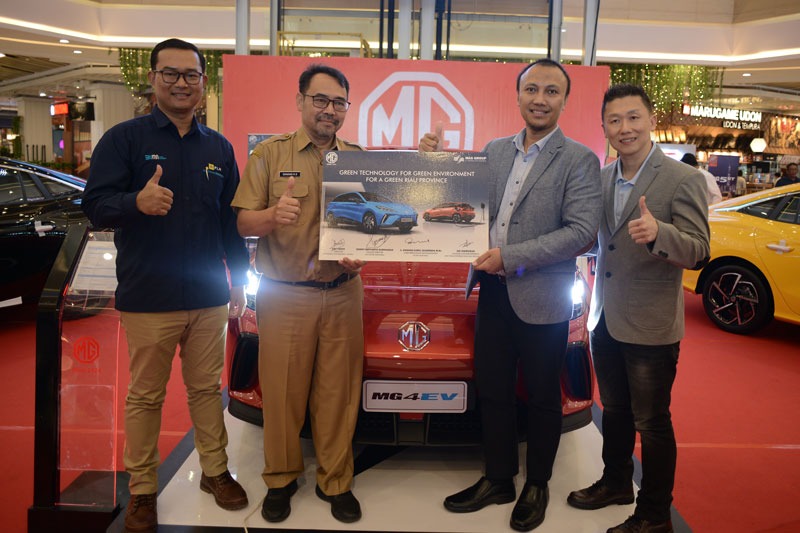 MG Motor Indonesia melalui MG4 EV siap dukung program Riau Hijau