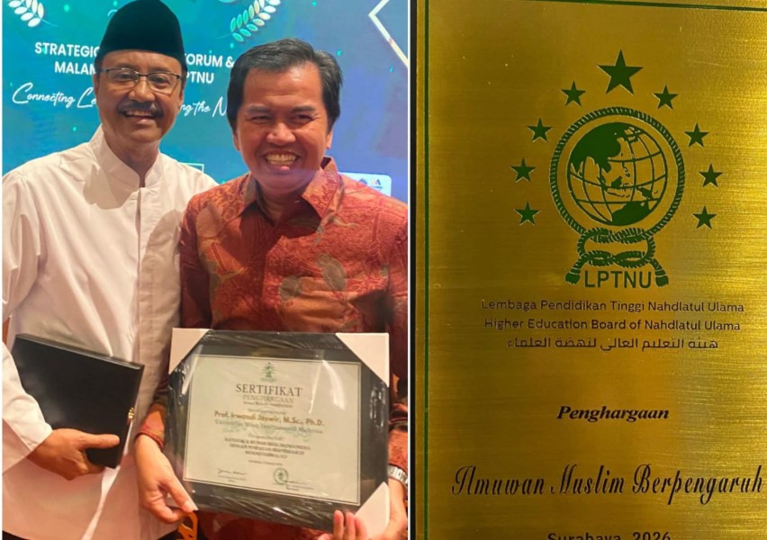 Prof. Irwandi Jaswir Raih Penghargaan Ilmuwan Muslim Indonesia Berpengaruh dari NU