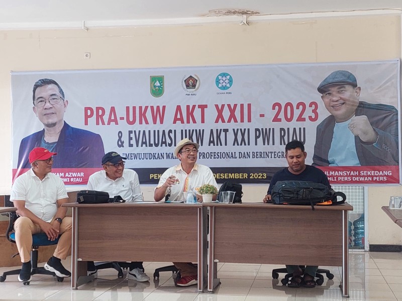 Panitia Mantapkan Jadwal Pelantikan Kepengurusan PWI Riau Masa Bakti 2023-2028