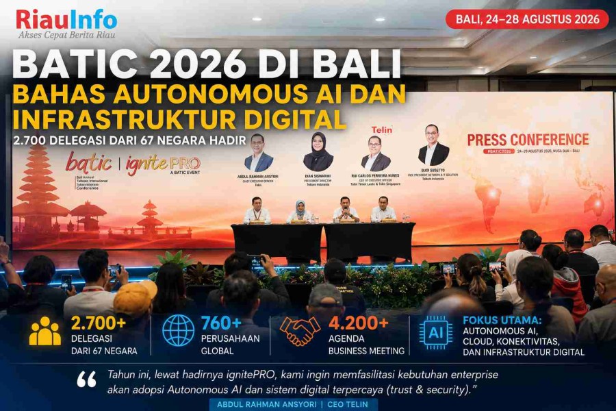 BATIC 2026 Bahas Autonomous AI, 2.700 Delegasi Hadir di Bali