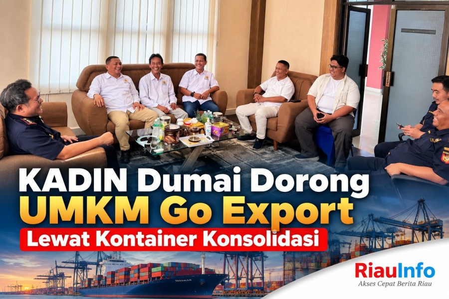 KADIN Dumai Dorong UMKM Go Export Lewat Kontainer Konsolidasi 