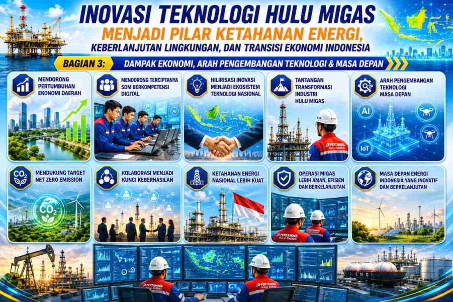 Inovasi Teknologi Hulu Migas Menjadi Pilar Ketahanan Energi, Keberlanjutan Lingkungan, dan Transisi Ekonomi Indonesia (3)