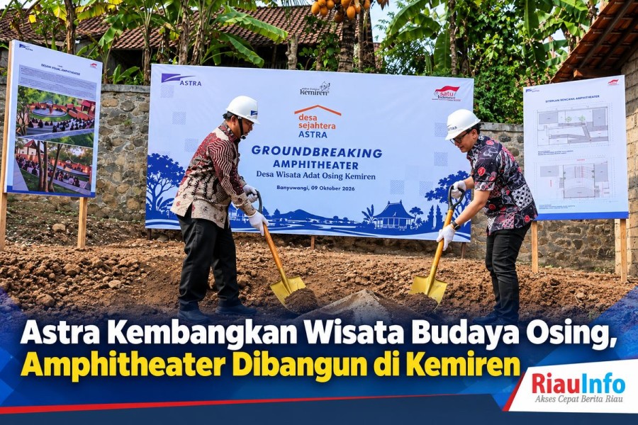 Astra Kembangkan Wisata Budaya Osing, Amphitheater Dibangun di Kemiren