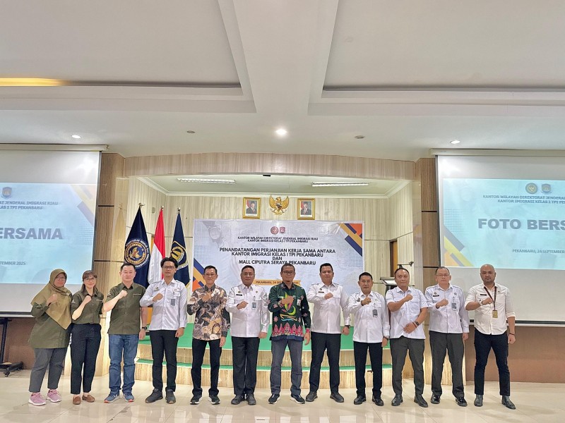 RESMI! Imigrasi Pekanbaru Buka Unit Layanan Paspor (ULP) di Mal Ciputra Seraya, Layanan Publik Makin Dekat dan Modern
