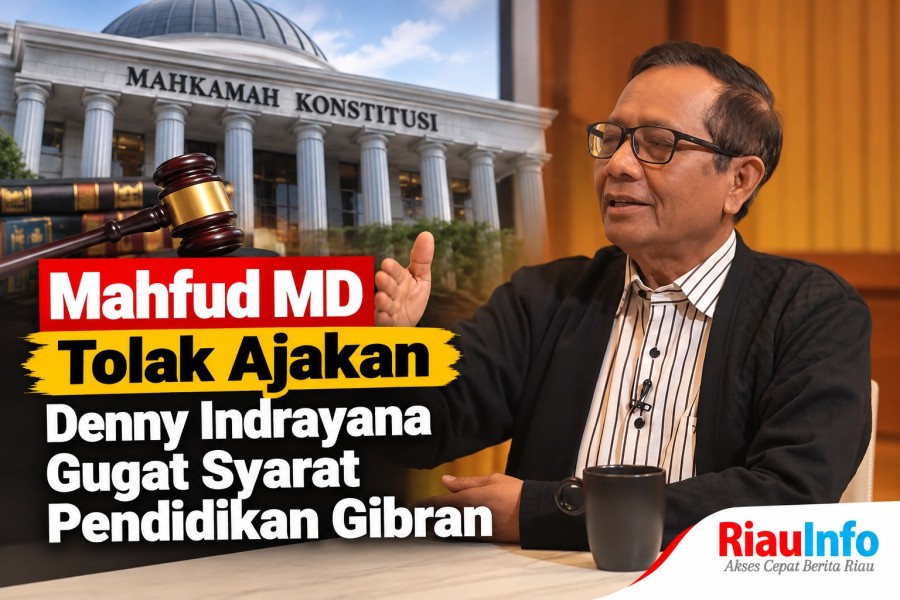 Mahfud MD Tolak Ajakan Denny Indrayana Gugat Syarat Pendidikan Gibran