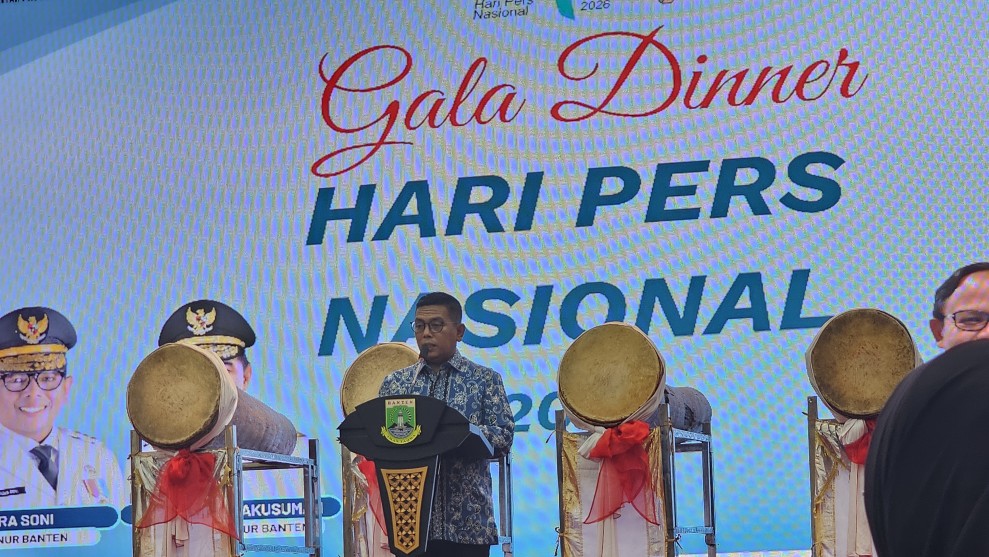 Gubernur Andra Soni Jamu Insan Pers se-Indonesia dalam Gala Dinner HPN 2026 di Banten 