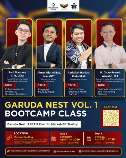 Bootcamp Garuda Nest 2026 di Universitas Tazkia Cetak Calon Entrepreneur Muda Jawa Barat