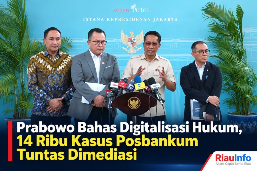 Prabowo Bahas Digitalisasi Hukum, 14 Ribu Kasus Posbankum Tuntas Dimediasi