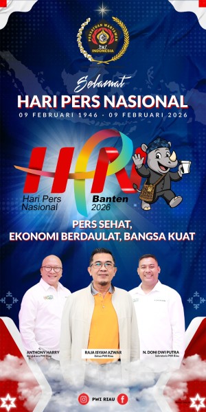PWI Riau Kirim 110 Delegasi ke HPN 2026 di Banten, Usung Semangat Profesionalisme 