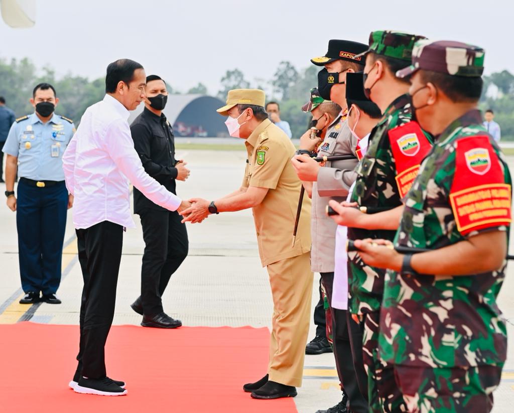 Kunker Perdana 2023, Presiden Jokowi Bawa Kabar Baik untuk Riau