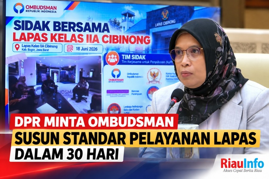 DPR Minta Ombudsman Susun Standar Pelayanan Lapas dalam 30 Hari 