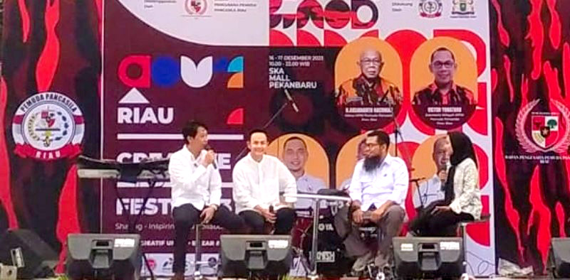 ASPEKUR Jadi Pembicara Riau Creative Fest 2023, Fazar: Kami Hadir Sebagai Solusi Masalah 631.374 UMKM