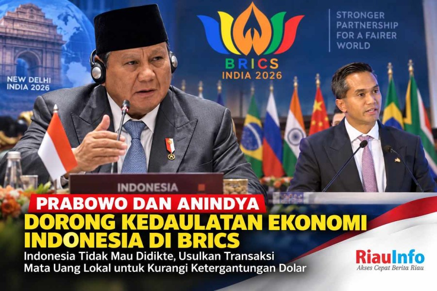 Prabowo dan Anindya Dorong Kedaulatan Ekonomi Indonesia di BRICS 