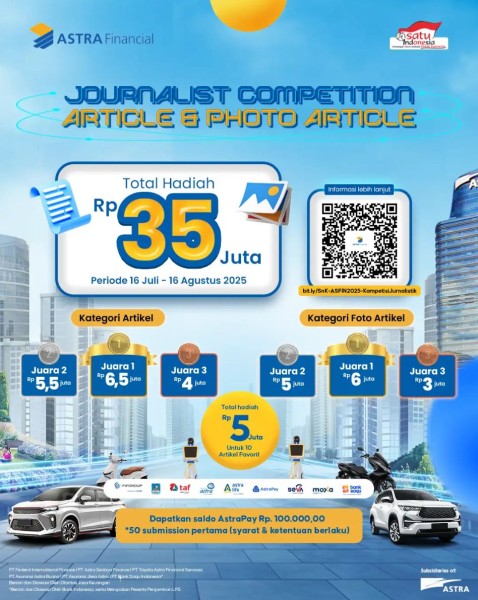 Astra Financial Gelar Journalist Competition 2025, Ajak Jurnalis Dukung Literasi Keuangan dan Industri Otomotif