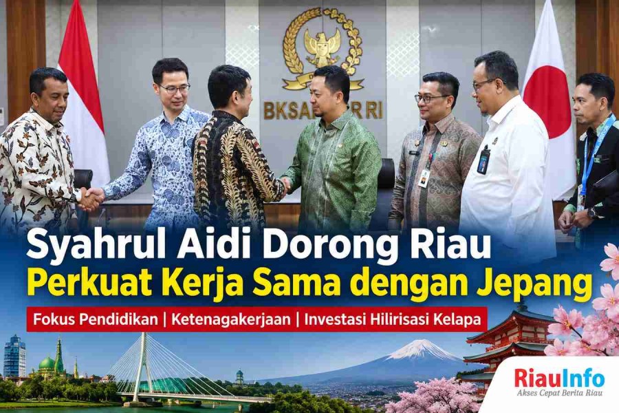 Syahrul Aidi Dorong Riau Perkuat Kerja Sama dengan Jepang 