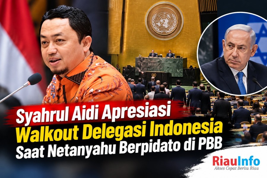 Syahrul Aidi Apresiasi Walkout Delegasi Indonesia Saat Netanyahu Berpidato di PBB