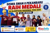 Siswa SMAN 8 Pekanbaru Raih Medali Emas POSI Nasional di IPB Bogor