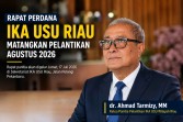 Rapat Perdana IKA USU Riau Matangkan Pelantikan Pengurus Agustus 2026 