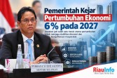 Pemerintah Kejar Pertumbuhan Ekonomi 6% pada 2027 