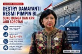 Destry Resmi Pimpin BI, Arah Suku Bunga Jadi Perhatian