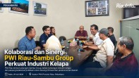 Kolaborasi dan Sinergi PWI Riau-Sambu Group Perkuat Industri Kelapa