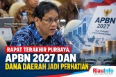 Rapat Terakhir Purbaya, APBN 2027 dan Dana Daerah Jadi Perhatian