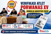 Verifikasi Barcode Atlet Porwanas XV Dimulai Agustus 2026 