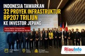 Indonesia Tawarkan 32 Proyek Infrastruktur Rp207 Triliun ke Jepang
