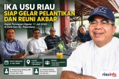 IKA USU Riau Siapkan Pelantikan dan Reuni Akbar, Target Satukan Alumni