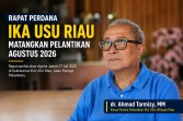 Rapat Perdana IKA USU Riau Matangkan Pelantikan Pengurus Agustus 2026 