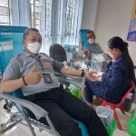 Donor Darah PWI Riau, BRI dan Mitra Dihadiri Dua Jenderal dan Ratusan Prajurit